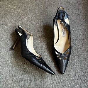 Vintage black Jimmy Choo heels